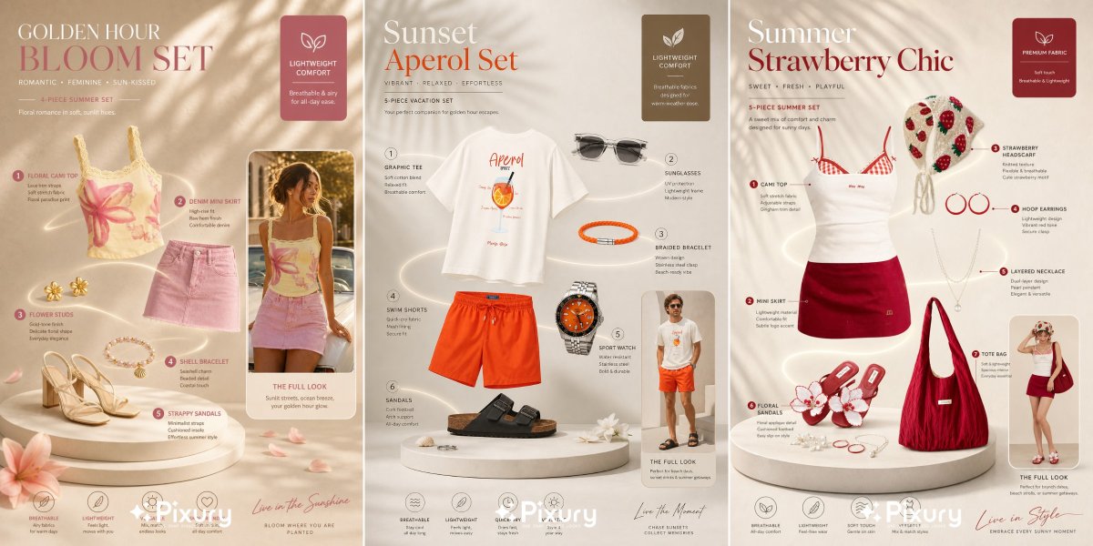👉 Ultra photorealistic high-end fashion product breakdown poster, 100% match t…