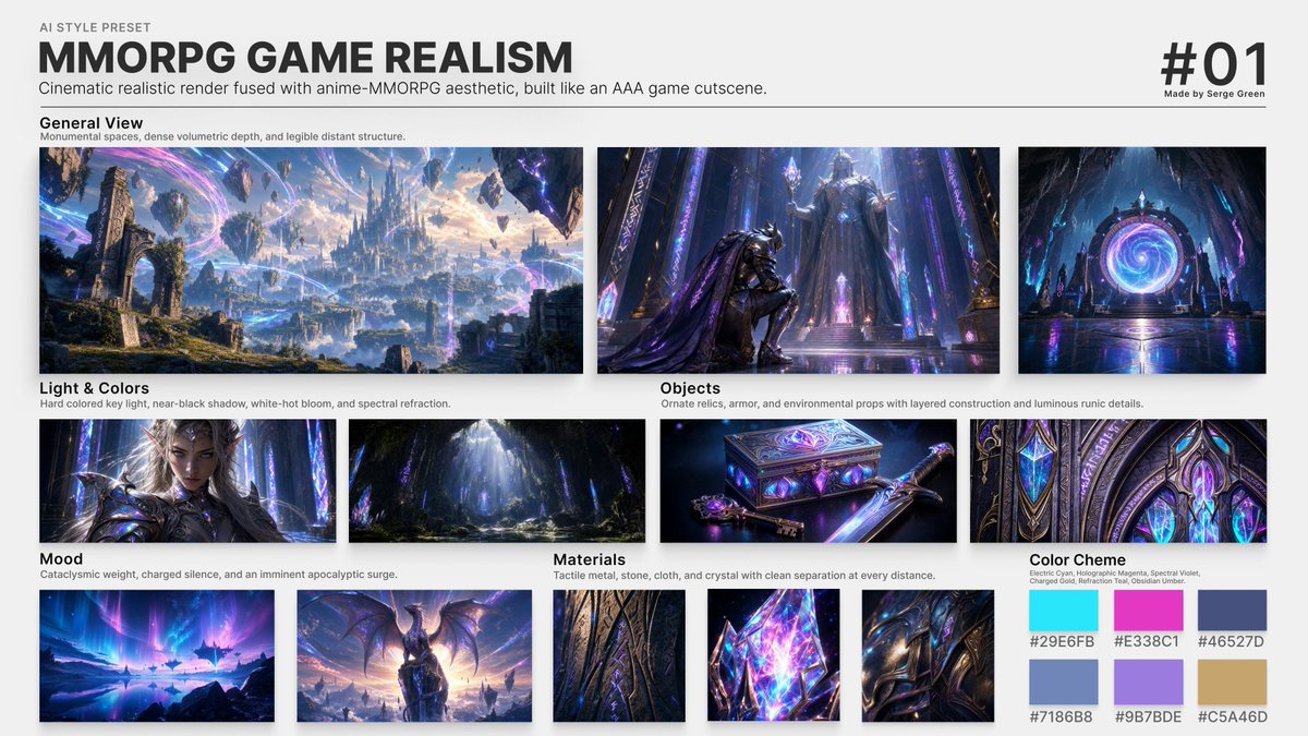 MMORPG 游戏写实风格预设, 图片 1