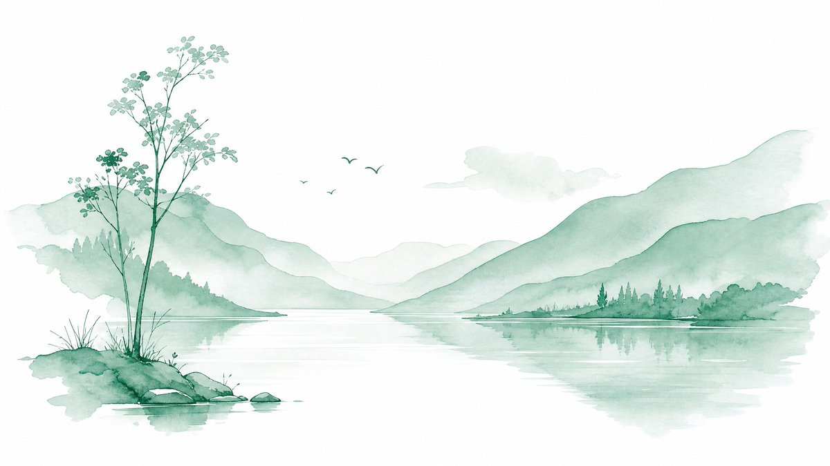 [SUBJECT] 的极简水彩插画，柔和的色彩晕染，单一主色调，留白通透空灵，线条细腻精致，白色背景, 图片 4