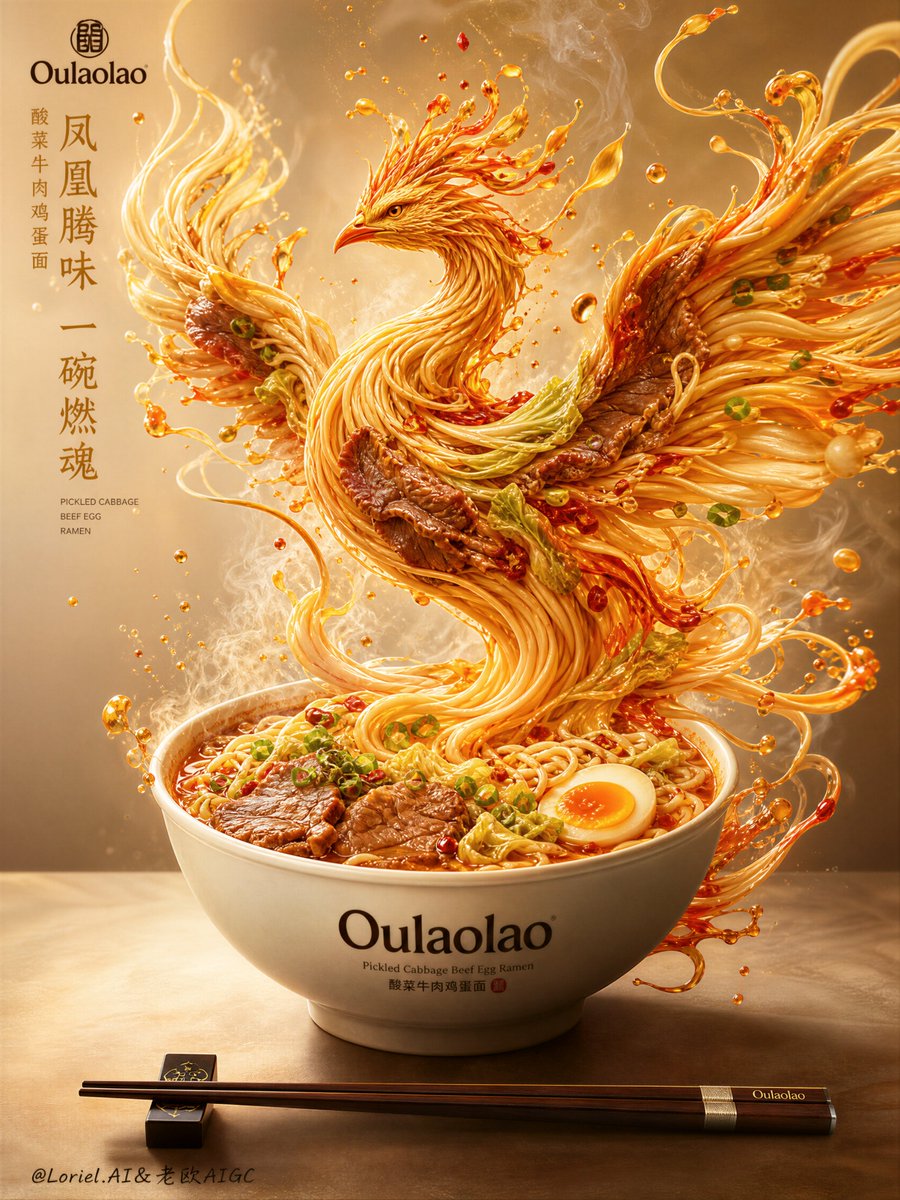 碗上方分离的龙，通用奇幻龙，西方龙解剖结构，杂乱的道具，拥挤的餐桌，廉价的方便面广告，塑料感的汤，断裂的面条，过多的背景元素，低细节的食材，卡…, 图片 2