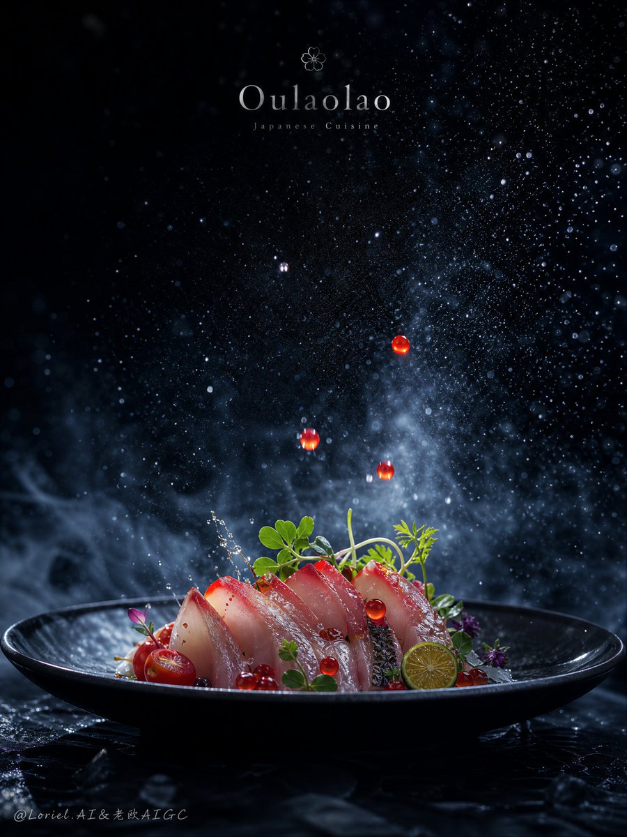 温暖的水汽,浓厚的粉末云,过多红色食材,混乱的爆炸感,扁平构图,海鲜细节不足,卡通颗粒感,廉价餐厅海报,杂乱的背景,背光虚弱,色彩浑浊,食材呈…, 图片 1