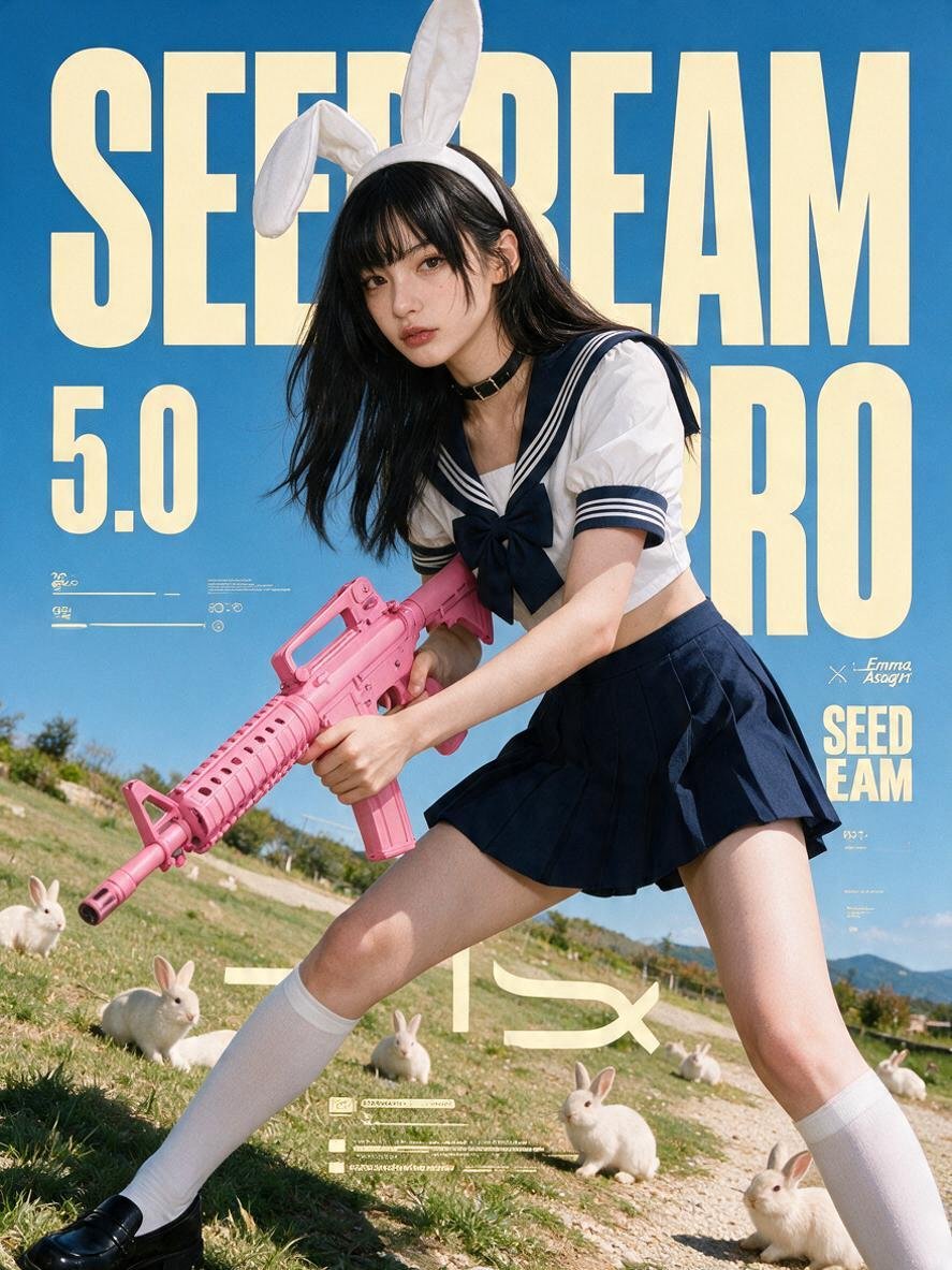 创建一张 {ASPECT_RATIO} 满版无出血的编辑动作海报，用于 [Brand Name]。该品牌的视觉识别必须呈现以下可见特征：一张明…, 图片 1