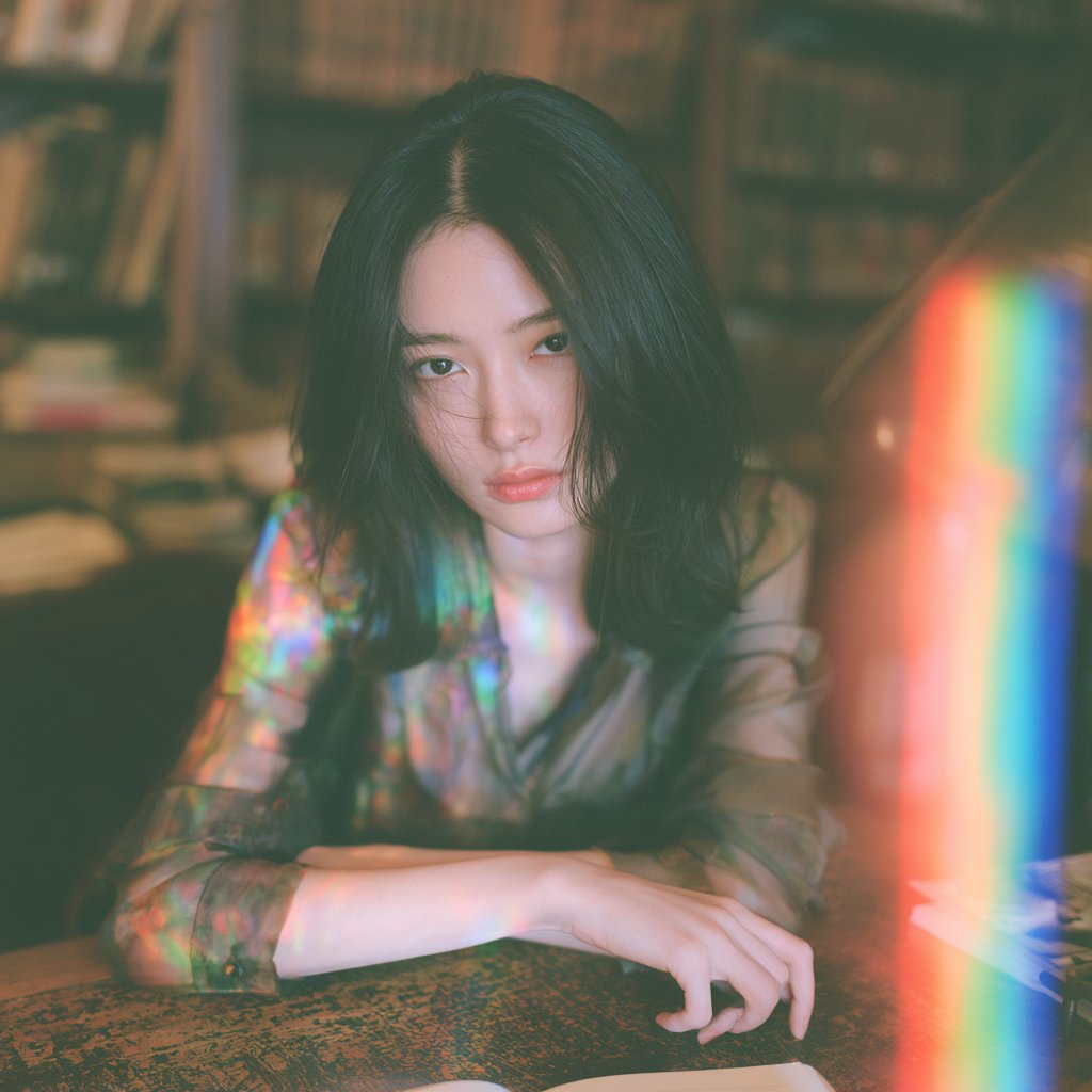 20多岁、性感迷人的日本或韩国女性。性感高挑、纤细而曲线优美的轮廓，身体比例锚定94-58-92，腰部纤细有型，臀部圆润，腹部平坦。面部特写紧…, 图片 1