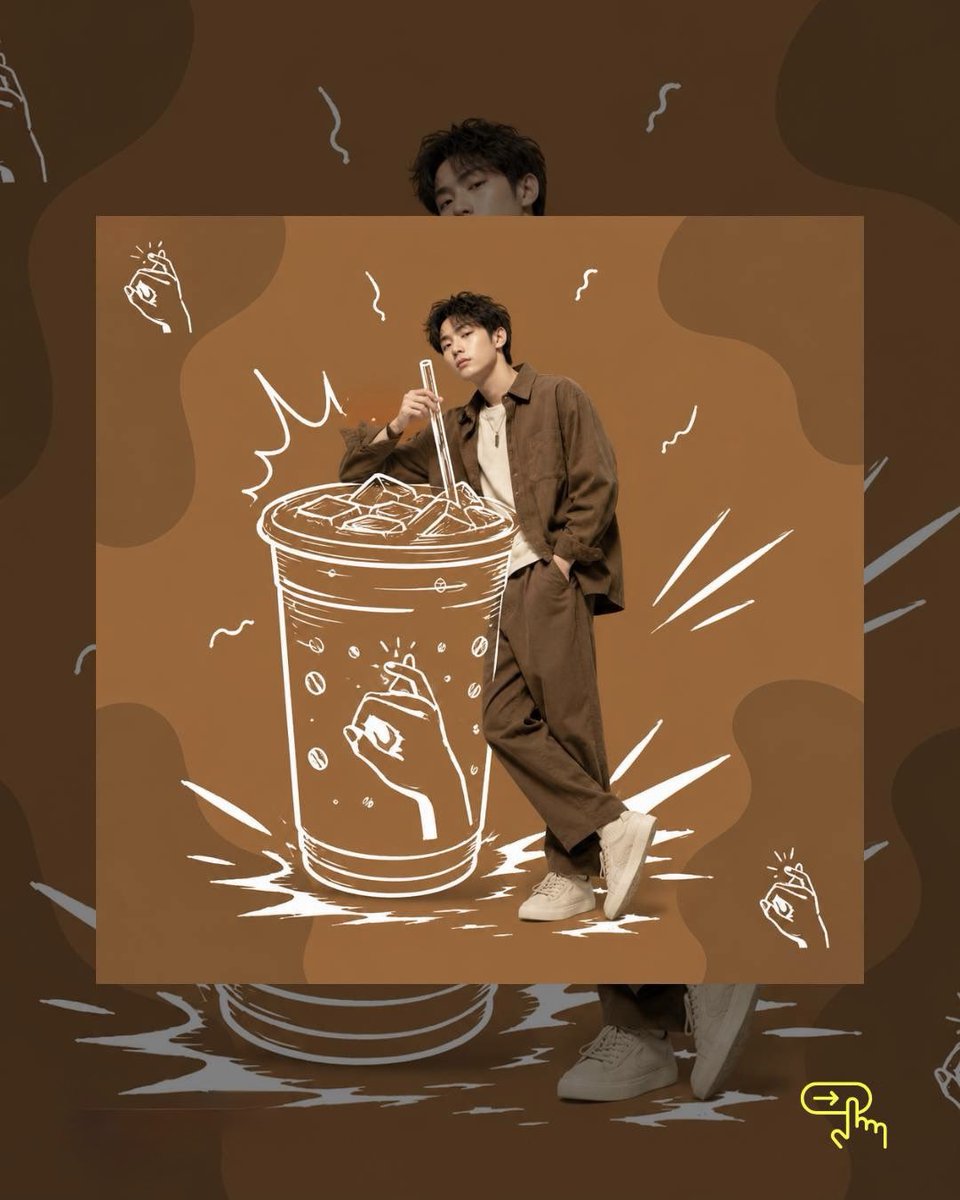 为[BRAND NAME]打造一个混合媒介营销活动，以[HERO COLOR]为主色调，画幅比例为1:1。, 图片 2