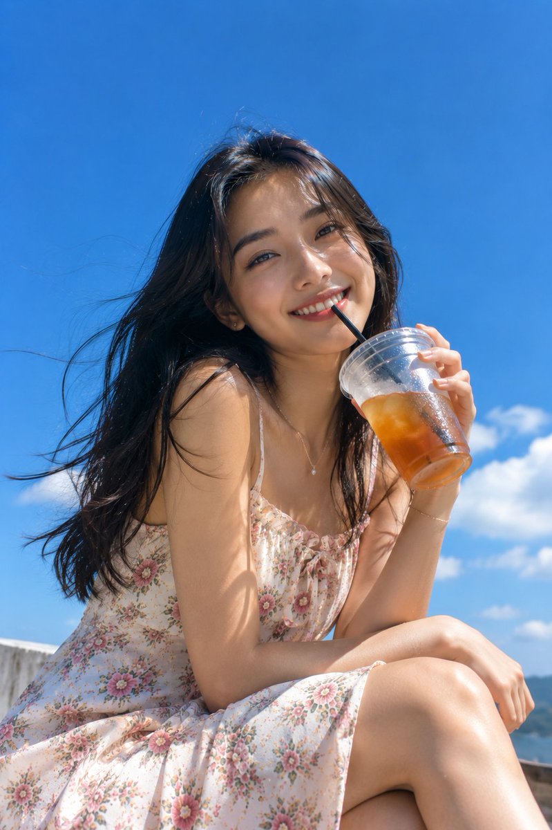 创作一张超写实的抓拍生活人像肖像,主体是一位美丽动人的18岁印尼女性,拥有白皙偏暖色调的肌肤、清新自然的妆容、轮廓分明的眉毛、细腻的眼线、纤长…, 图片 1