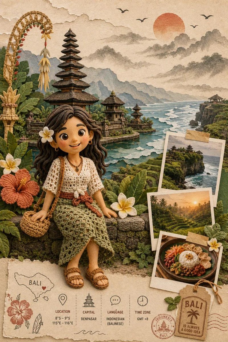 竖版 2:3 Instagram 旅游海报，[LOCATION]（地点），系列可收藏的手工旅行艺术作品之一。画面中任何位置均不得出现标题、主标…, 图片 3