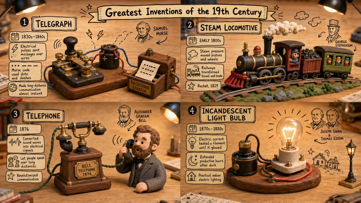 An educational claymation diorama prompt for GPT Image 2. A cute, educational c…