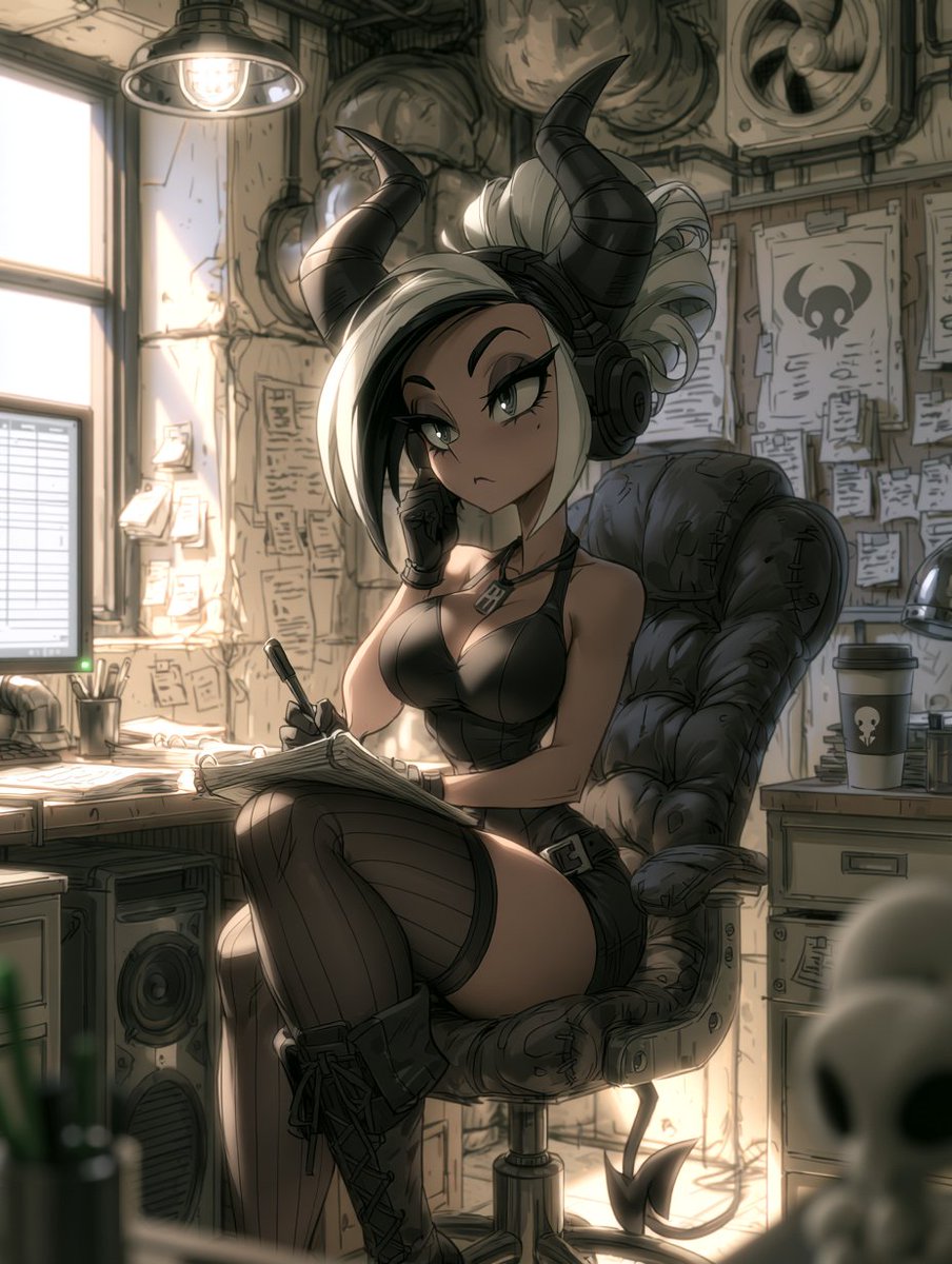 苗条而曲线玲珑的魔女正在为她的“诱惑性能工程”面试备考" https://t.co/6WFviwaW4t, 图片 1