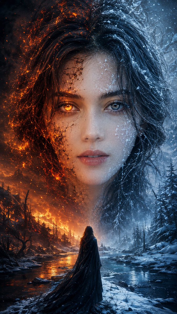 超写实 IMAX 级 Netflix 风格电影感奇幻人像,9:16 竖版构图,以所上传的图像作为主要的创意与构图参考,打造一个以女性视角呈现的…, 图片 1