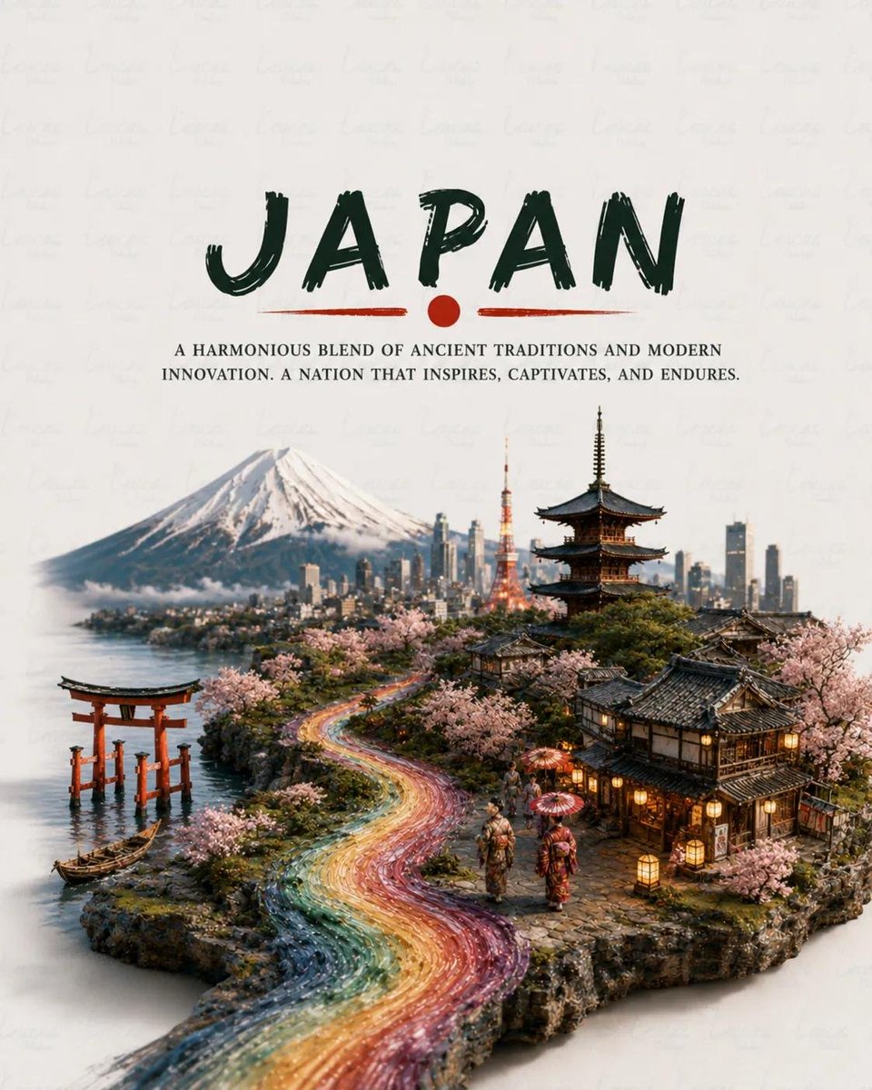 纵向旅行海报（4:5 比例），主题为 [COUNTRY NAME]，分为上下两个视觉部分。, 图片 2