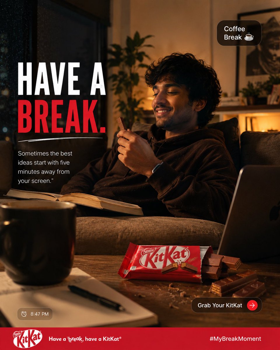 KITKAT — 高级 UGC 产品广告, 图片 1