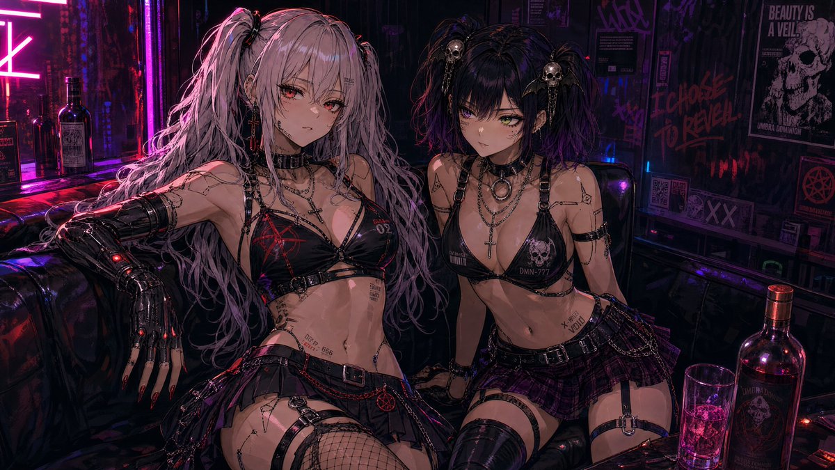 赛博朋克夜未眠 🌃⚡💜💚, 图片 1