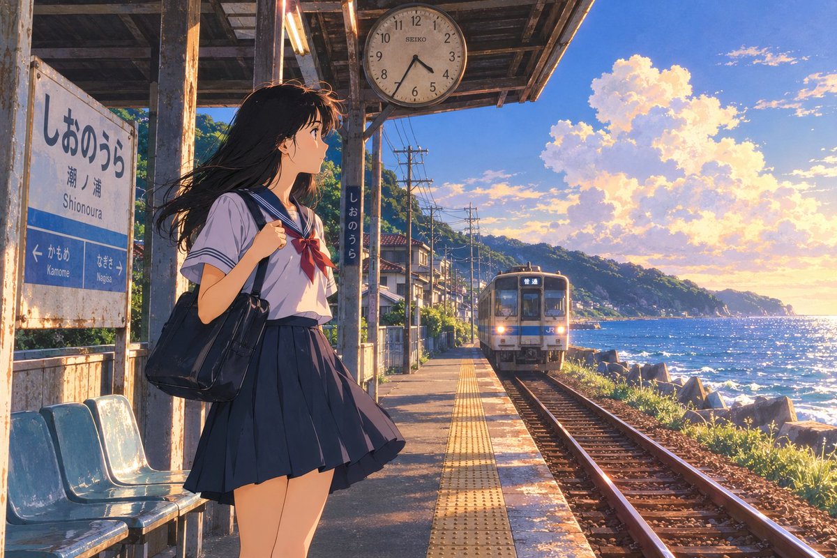 一幅永恒的1980年代末至1990年代初的日本动漫插画,精湛的手绘技艺,背景质感丰富细腻,水彩晕染精致微妙,赛璐璐动画美学若有若无,柔和的胶片…, 图片 1