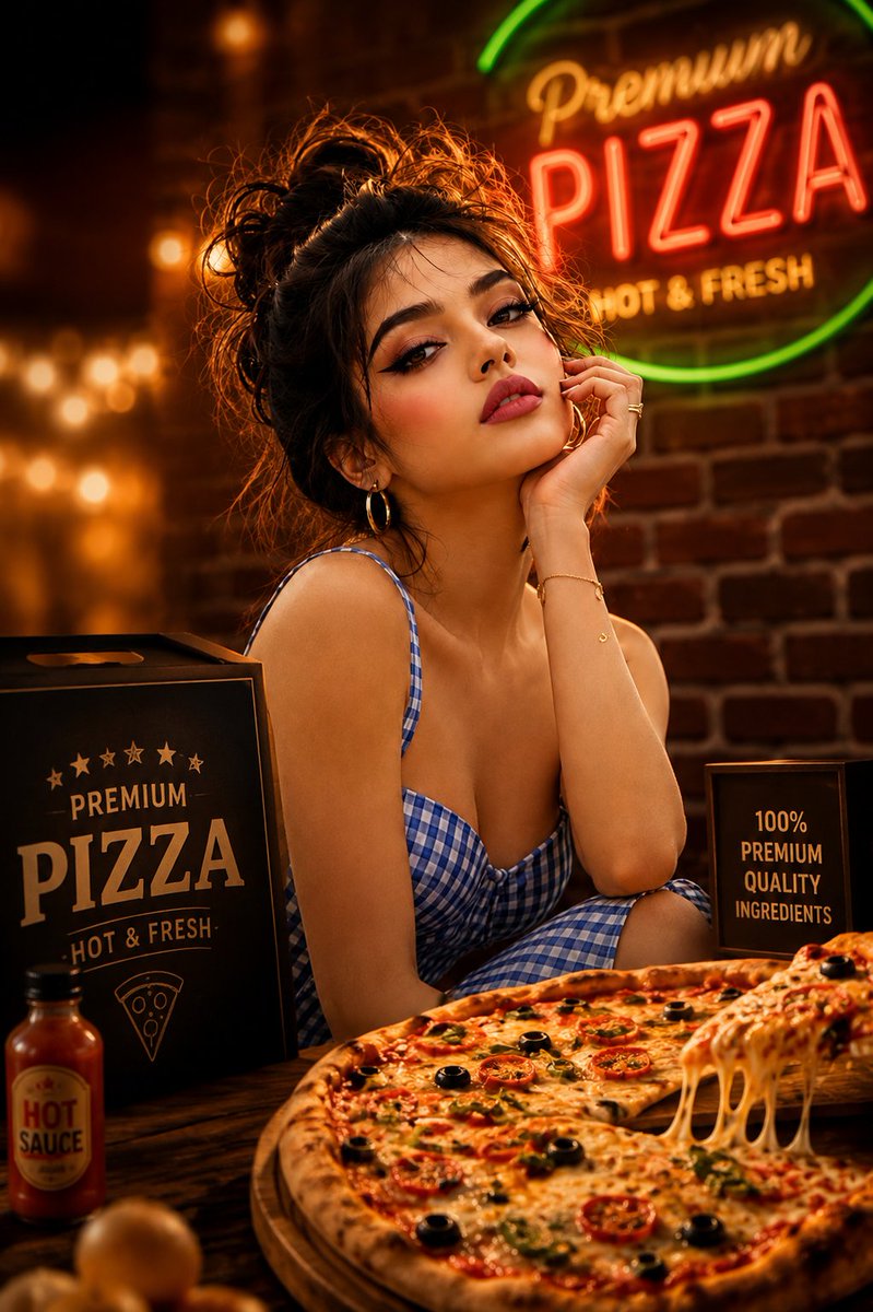 Seedance 2.5 – 10s Viral Premium Pizza Commercial (3:4), 图片 1
