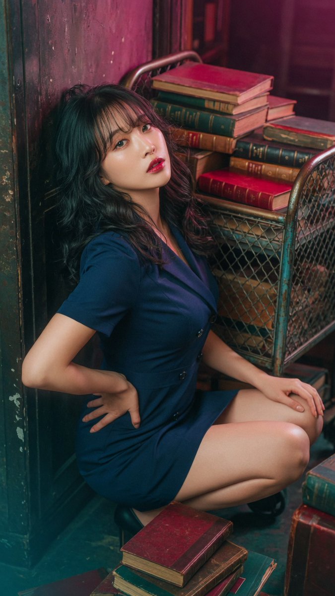 创作一张照片写实风格的时尚编辑人像。, 图片 2