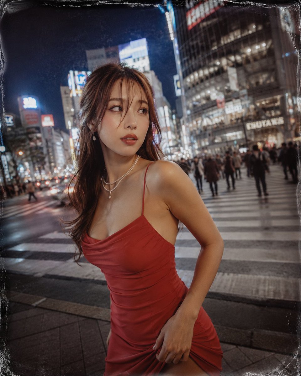 创作一张摄影写实风格的时尚编辑人像。一位20多岁的性感惊艳的日韩女性。佩戴小巧的水滴形宝石耳饰细节,精致低调的闪耀感与多层珍珠项链细节,柔和低…, 图片 3