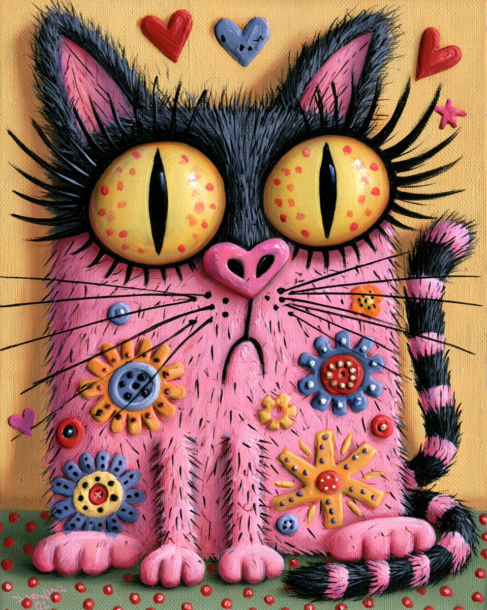 迷人的可爱猫咪,童书插画风格,高度精细又不失奇趣,氛围温暖而欢快 --ar 4:5 --sref 1819239753 1615629749 …, 图片 1