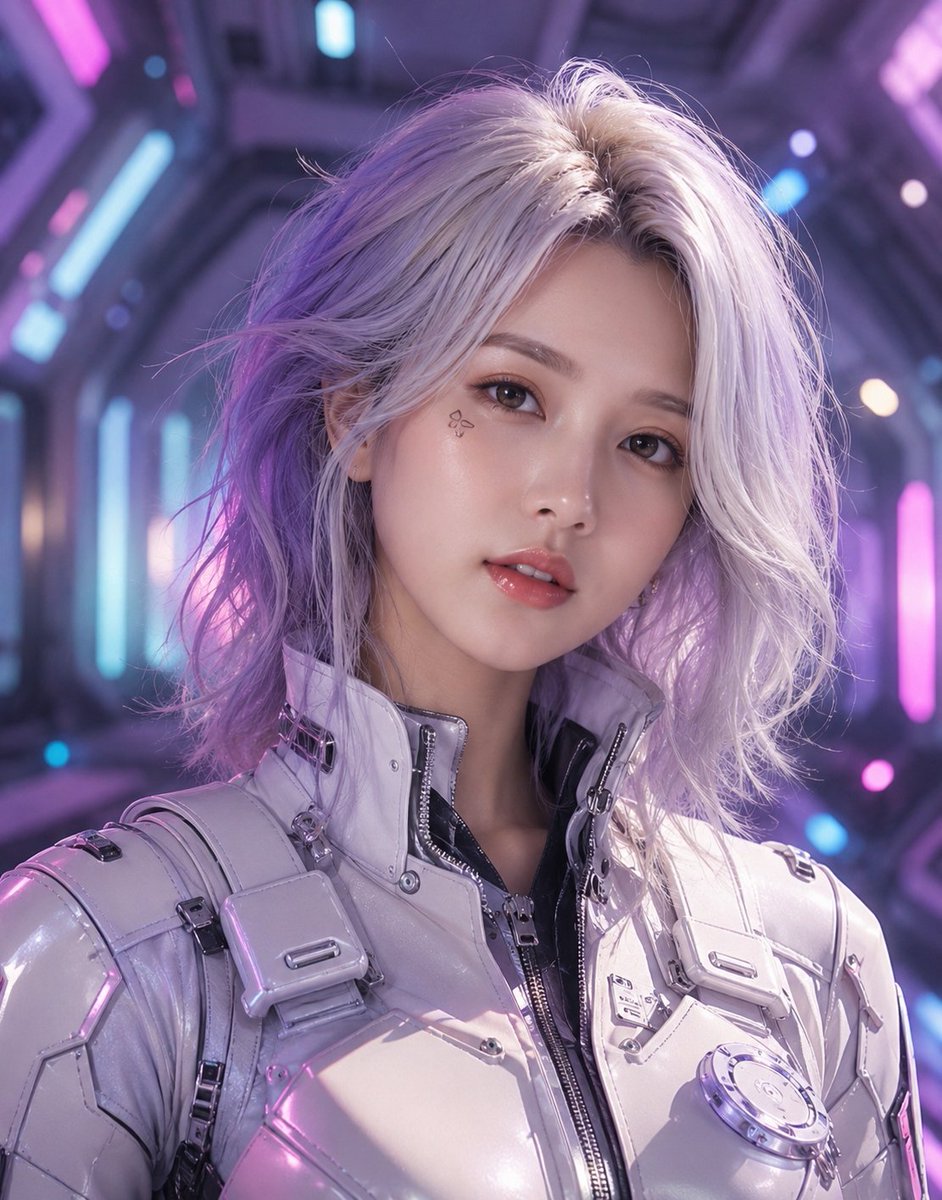 GPT image 2.0 Prompt 1: Ultra-realistic cyberpunk portrait of a beautiful young…
