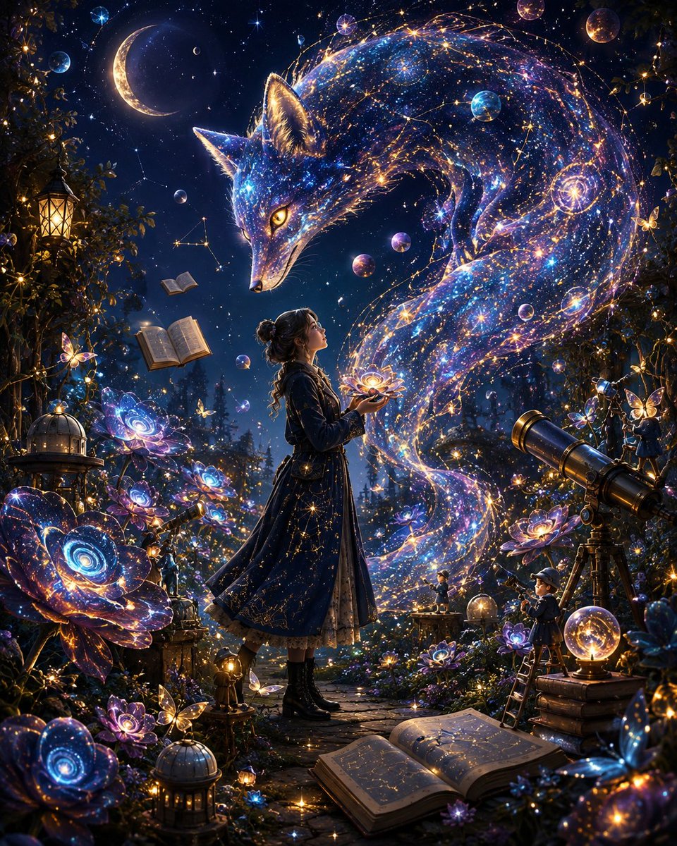 天文学家的秘密花园 🌙🦊, 图片 1