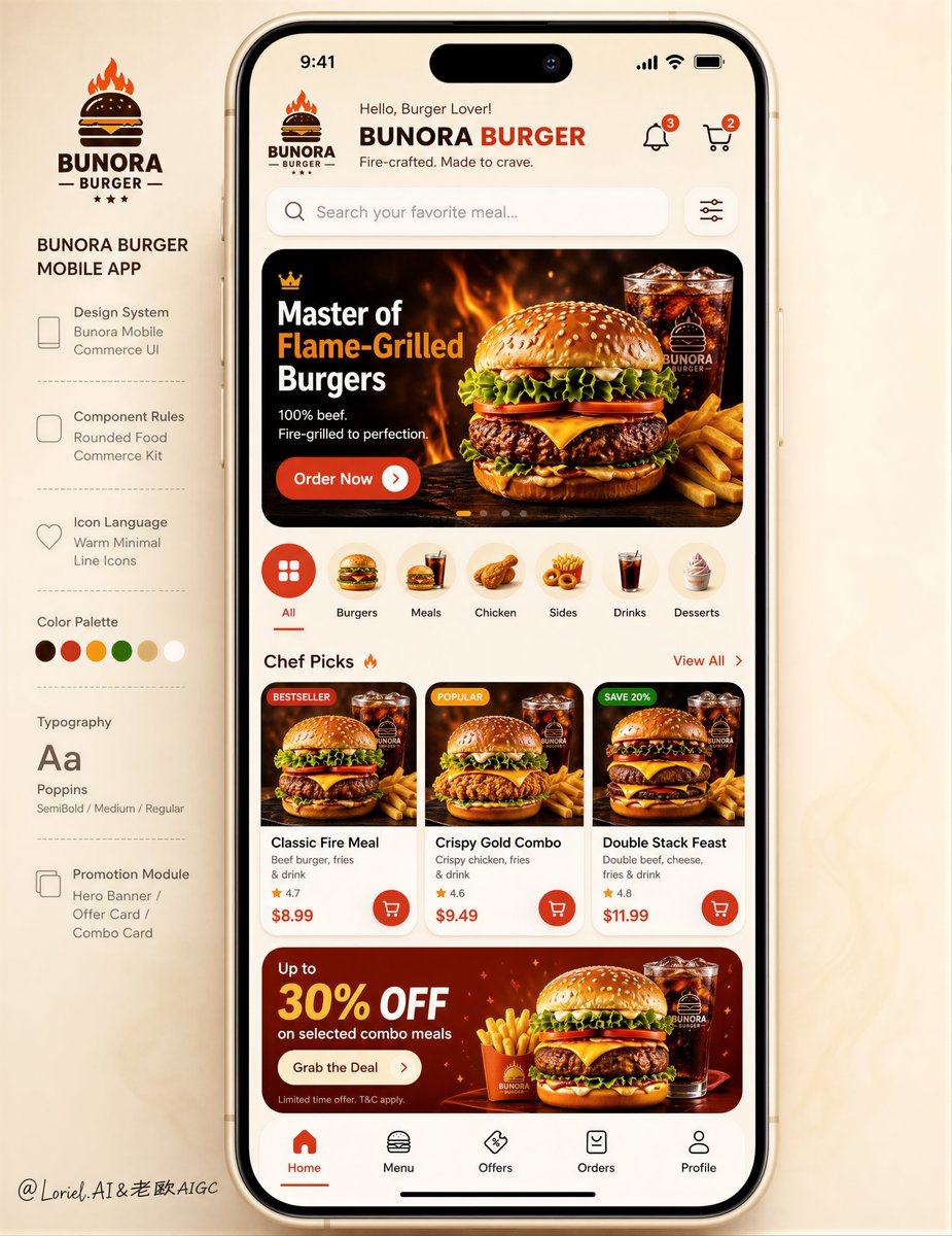 🍕点餐 App 的首页不是菜单墙,而是一条被设计好的下单路径:先勾起食欲,再缩小选择,最后让加购足够轻。, 图片 1
