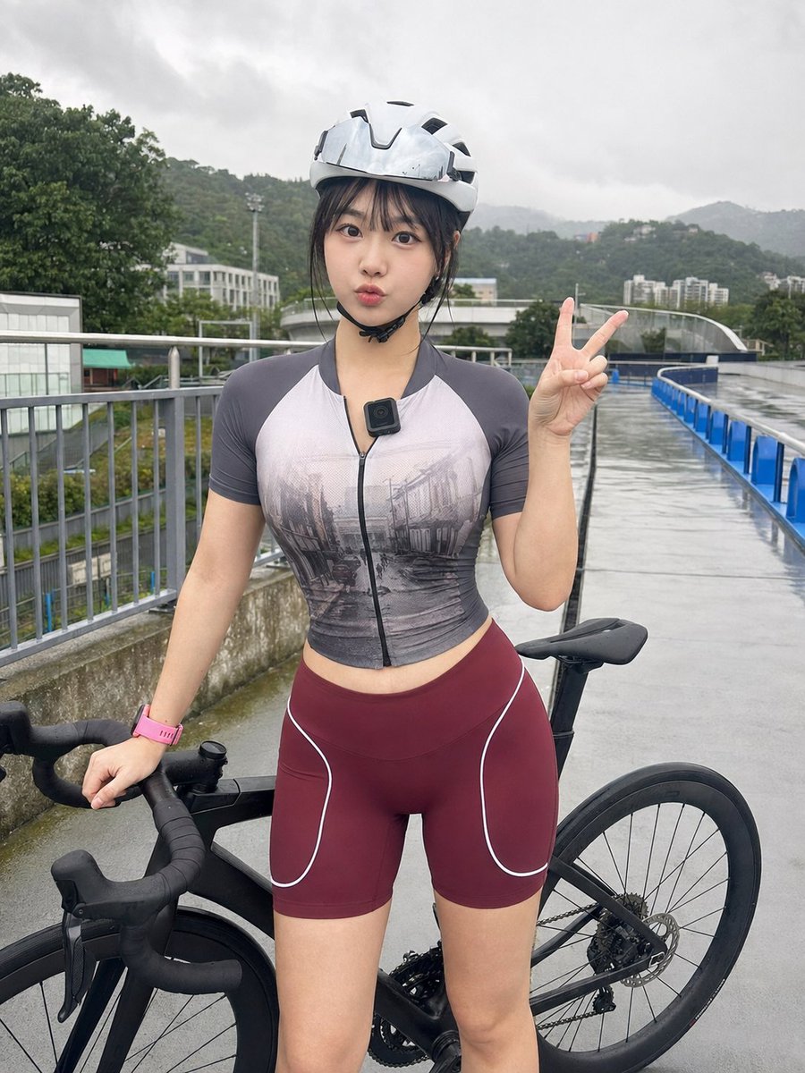 骑行女孩,太真实了有没有😄, 图片 2