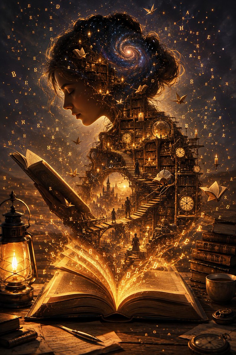 记忆的图书馆 📚🌌, 图片 1
