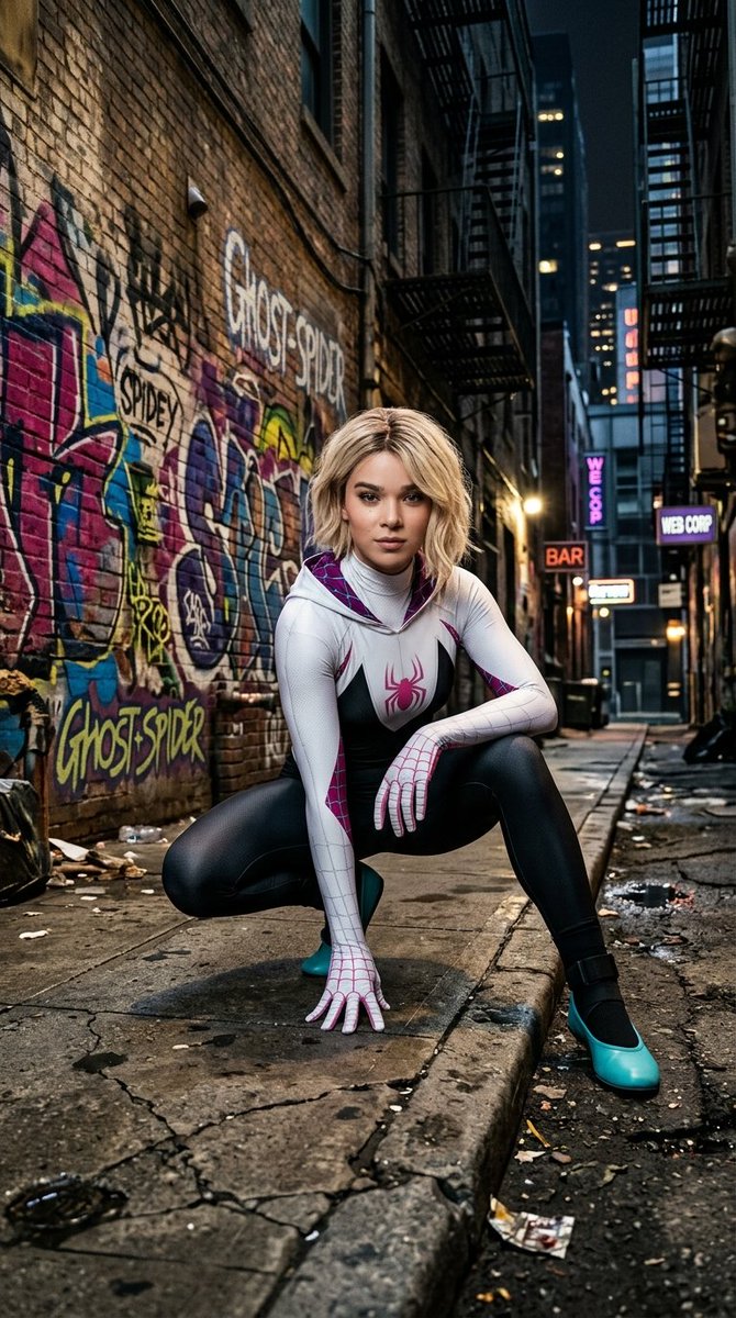 Hailee Steinfeld as Spider-Gwen just sounds right. 🥹🕷️ Images generated with …