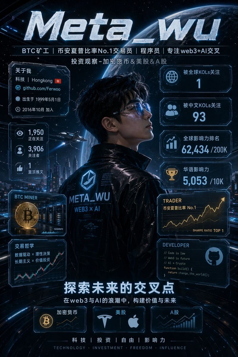 一款电影感竖版科幻个人品牌海报,采用深蓝色赛博朋克风格,设计为一张未来感个人简介信息图,主题人物为 {argument name="profi…, 图片 1