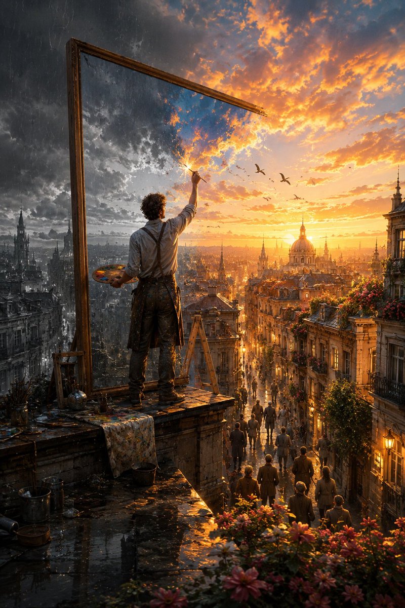 完成天空的画家, 图片 1