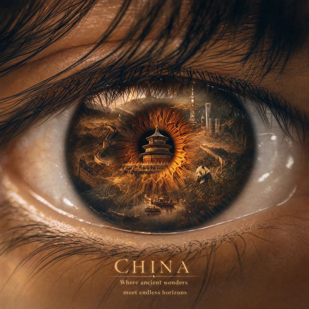 创作一张令人惊叹的 4:5 竖版超写实电影级人像，呈现一只美丽的人类眼睛，采用极致的微距特写镜头，细节惊人。, 图片 4