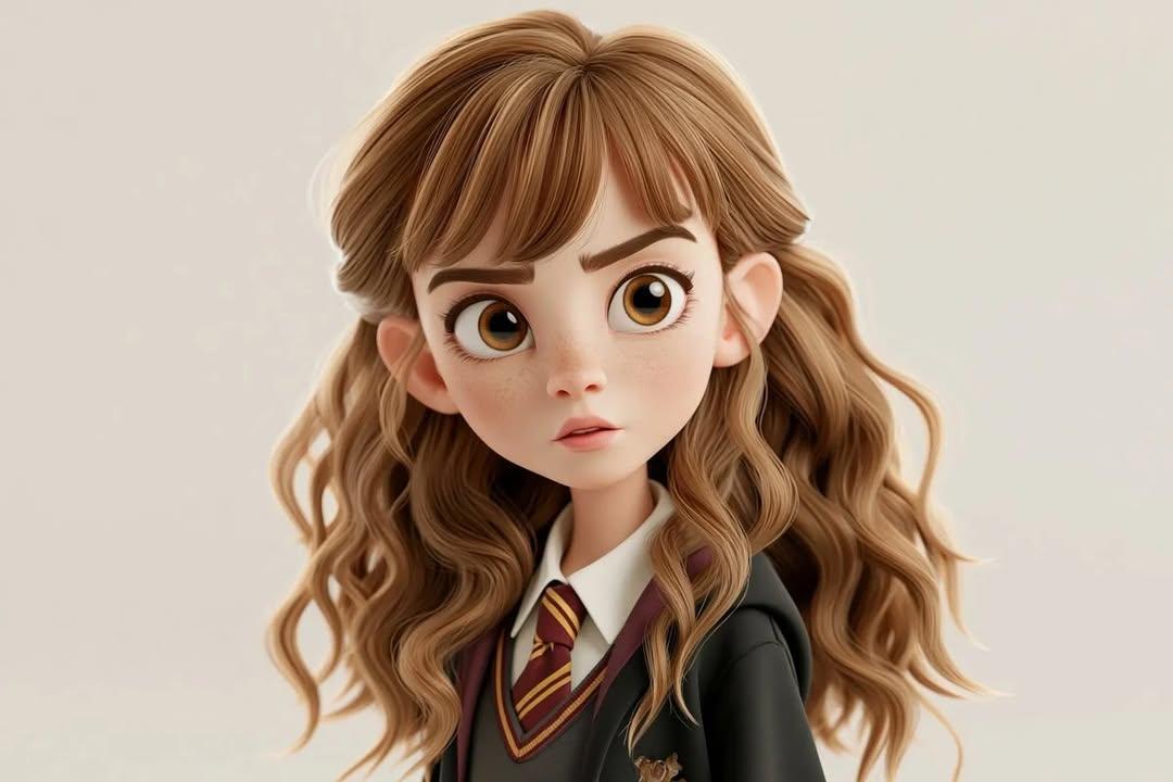 一个高度风格化的3D[Character]夸张漫画形象，拥有超大头部、富有表现力的面部特征以及俏皮的夸张手法。采用光滑精致的风格渲染，材质洁净…, 图片 2