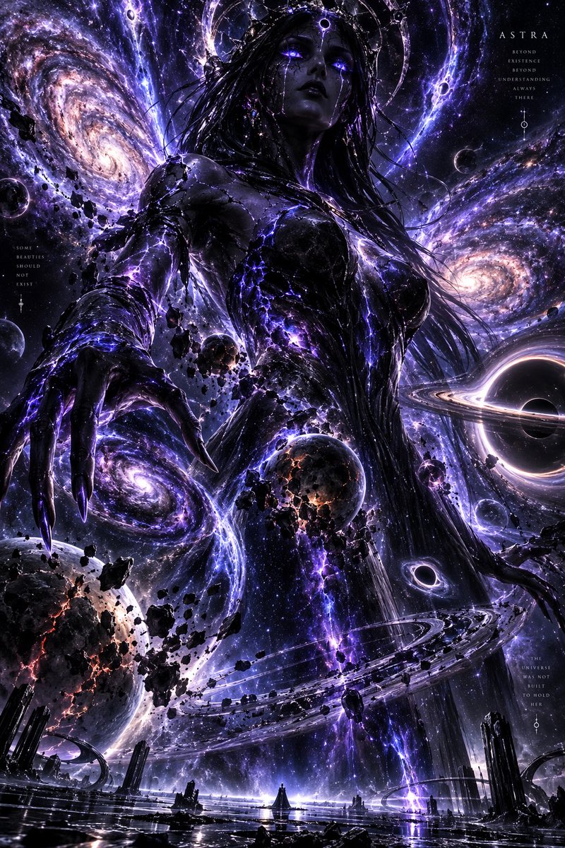 Astra, an incomprehensibly powerful cosmic entity emerging from the deepest voi…