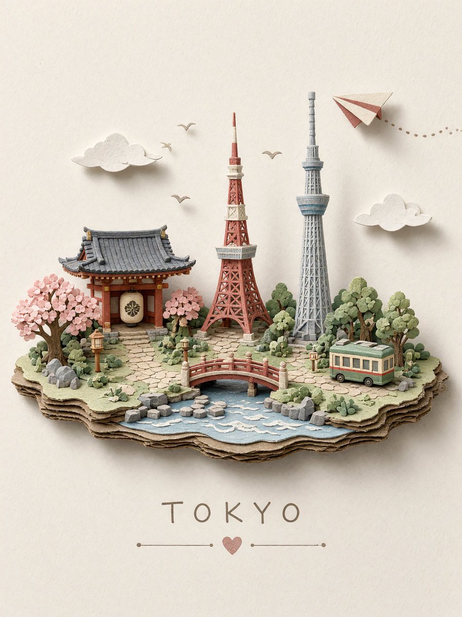If travel memories were handmade, they’d look like this. GPT Image 2 on @Lart_A…