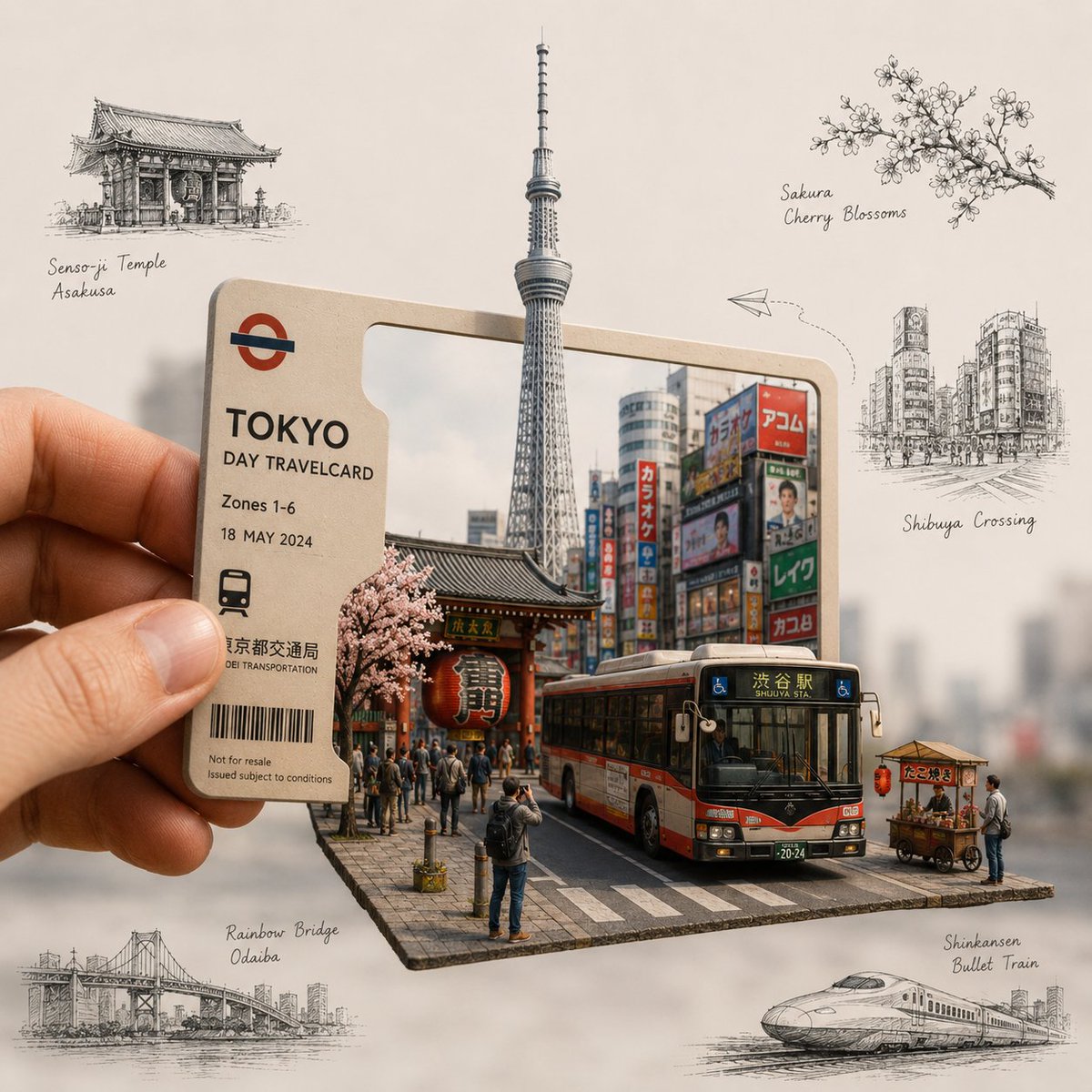 GPT Image 2 Diorama Tour Create a photorealistic Russia miniature travel-poster…