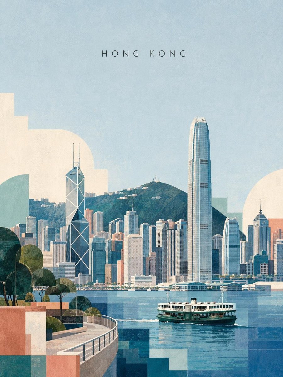 创作一幅精致的编辑风格台北旅行海报插画,灵感来自复古现代主义旅行艺术。以台北101作为主导地标,高耸于层层叠叠的城市天际线之上,前景为中正纪念…, 图片 1