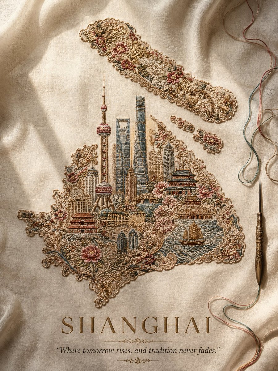 创作一幅令人惊叹的纵向奢华旅行艺术作品,宽高比为3:4,以精美手工刺绣的克什米尔索兹尼(Sozni)刺绣工艺,完整呈现[CITY/COUNTR…, 图片 1