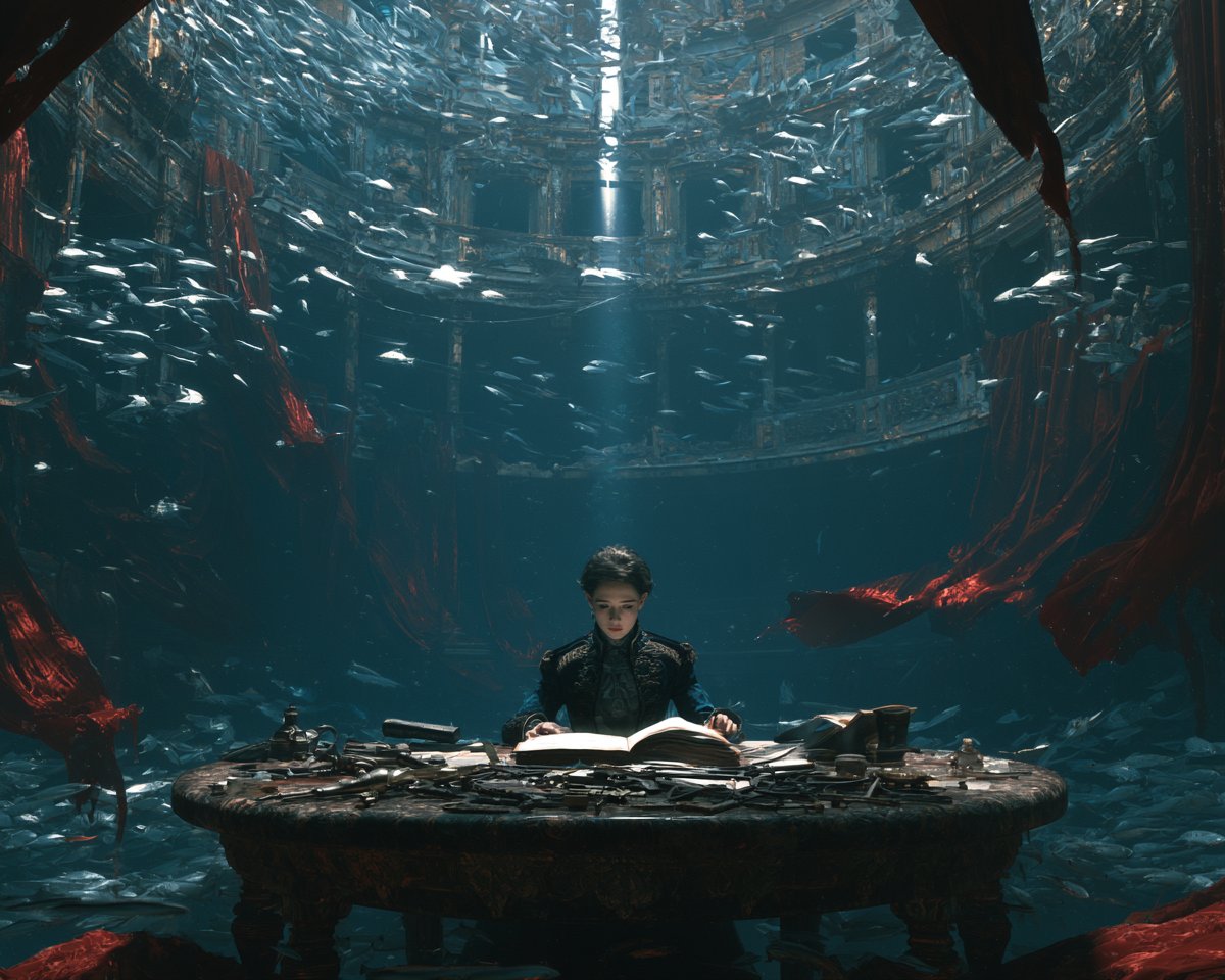 A portrait of the last [Forbidden Profession] working beneath an abandoned unde…