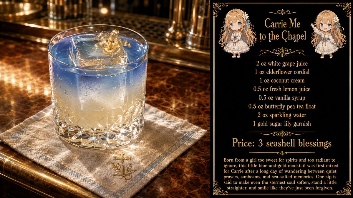 I don't drink, but I do love the look of drinks. I also love silliness, so here…