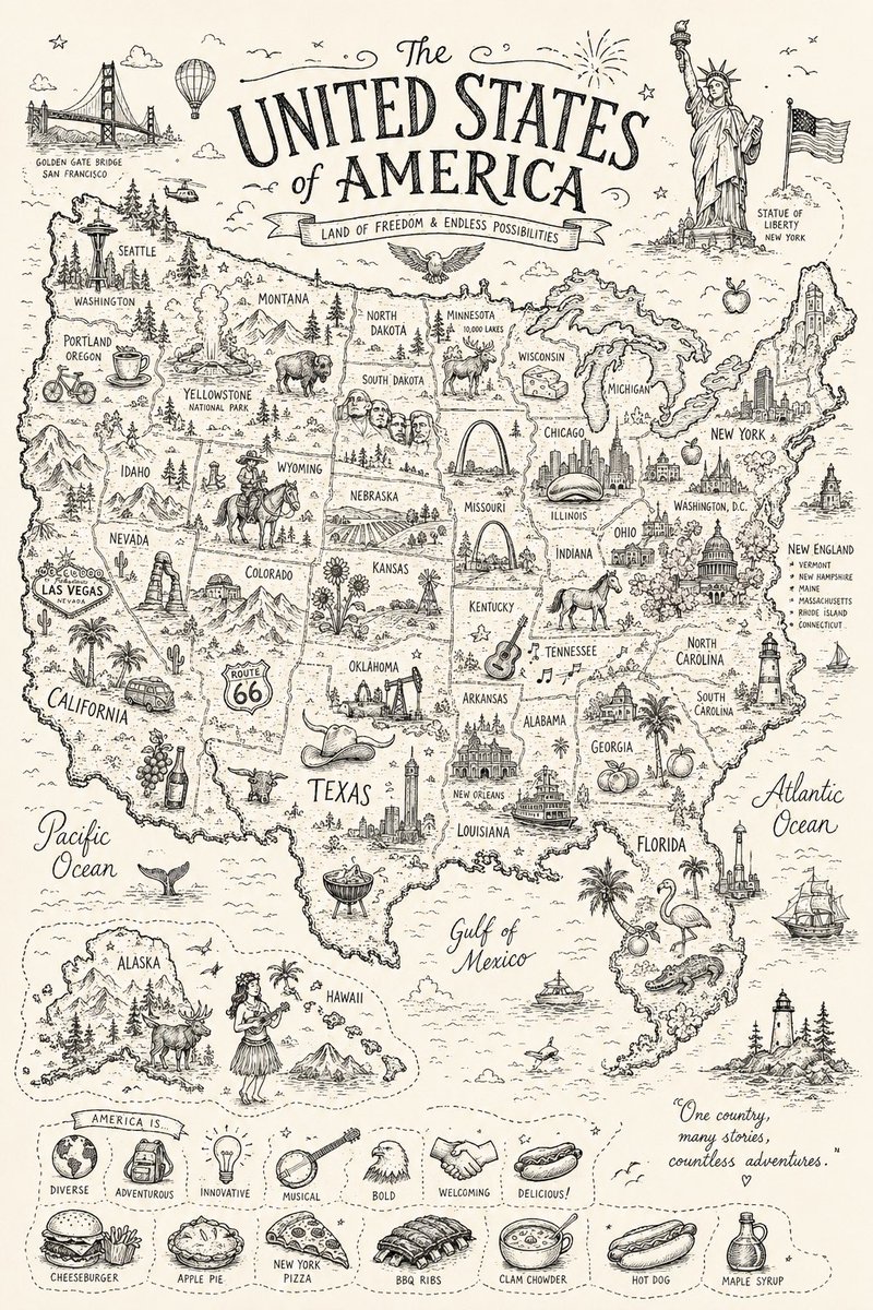 涂鸦国家插画 [COUNTRY NAME], 图片 3