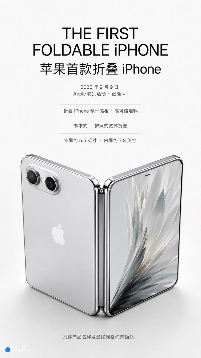 【iPhone 18 前瞻预测|Apple Keynote Series】 【01|首款折叠 iPhone】英文标题:THE FIRST FOLDABLE i…