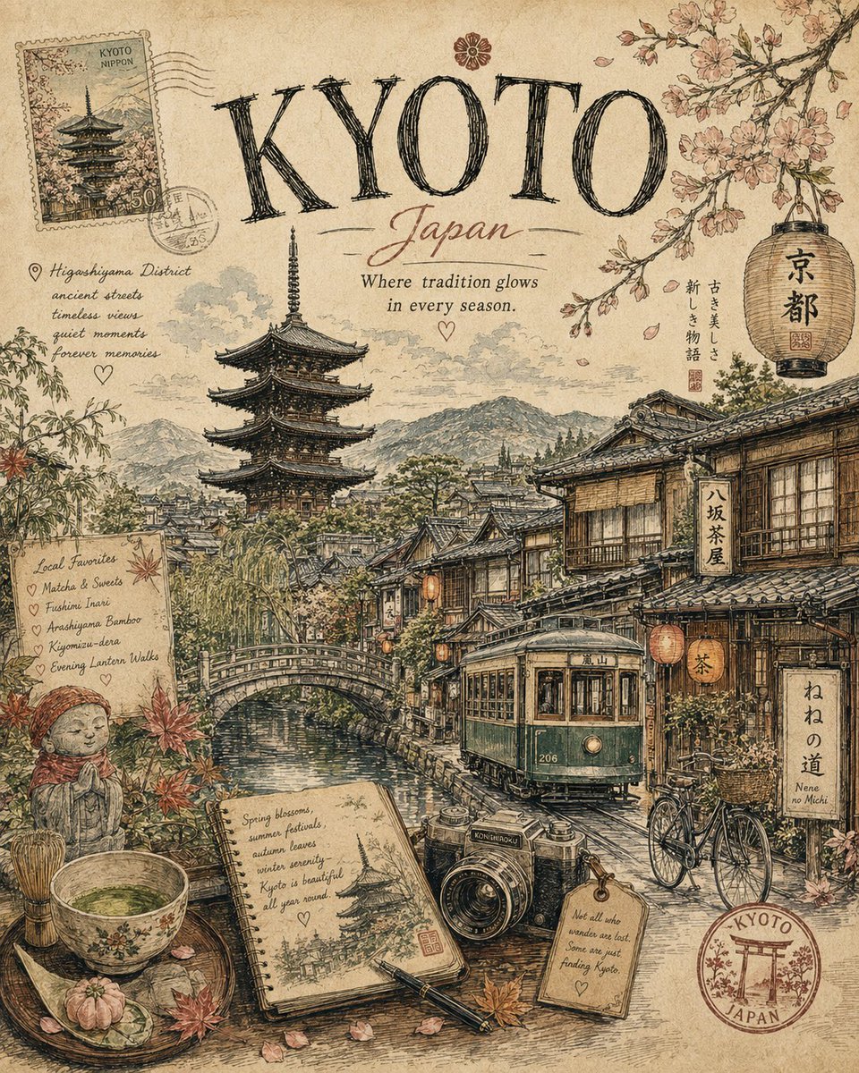 京都 — 传统在每个季节闪耀的城市, 图片 1