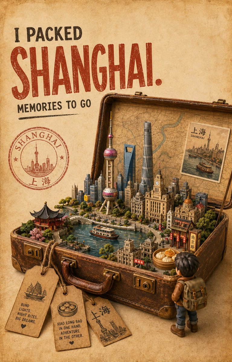 为[LOCATION]（地点）创作一幅原创的竖版 4:5 复古旅行海报插画，作为一套统一且可收藏的旅行系列作品之一。, 图片 1