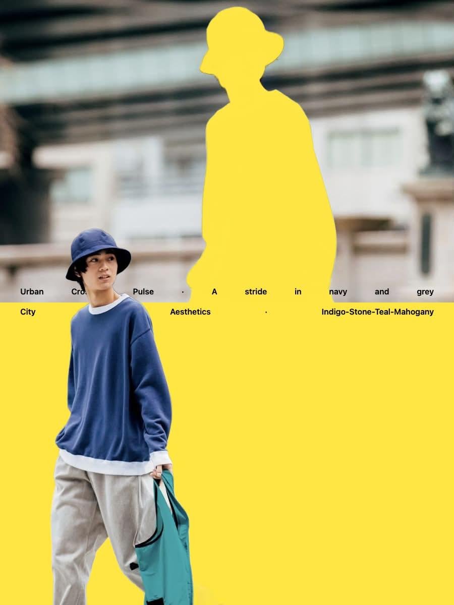 创作一张高端编辑风格时尚大片图像，灵感来自两张参考图：一位年轻东亚模特自然地穿行于现代都市建筑环境中。捕捉自然抓拍式的全身行走姿态，单腿迈出处…, 图片 2