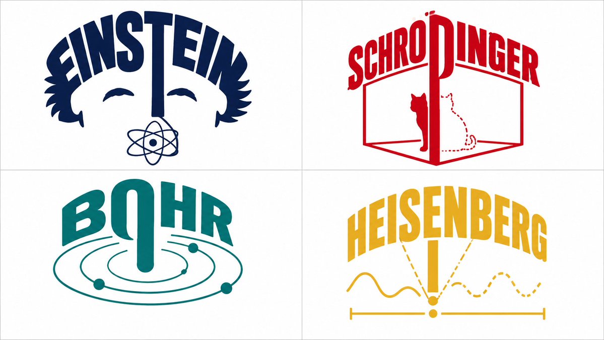 2x2 grid, do this for 4 quantum physicists, 16:9 : class Visual_Pun_Logo: def _…