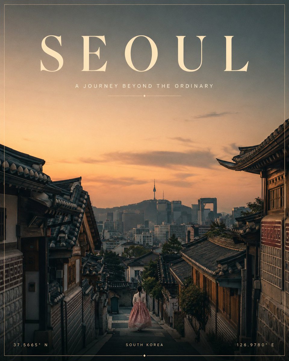 创作一张高端电影级极简风格的[目的地]旅行海报，严格采用 4:5 竖向画幅比例。自动根据目的地的真实地理、建筑、文化、气候、历史、自然地标、色…, 图片 1