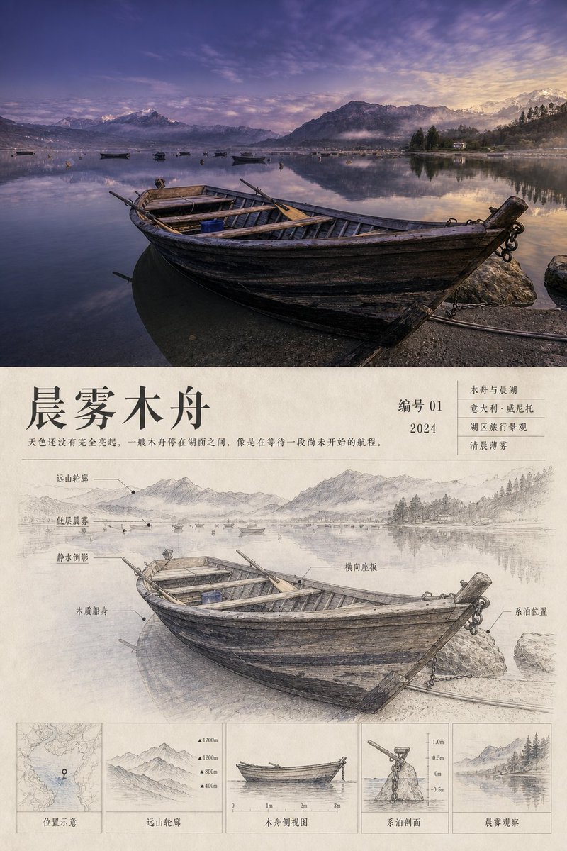 请将我上传的每一张照片分别制作成一张独立的“旅行观察档案”设计海报,不进行多图拼贴,每张照片单独输出。, 图片 2