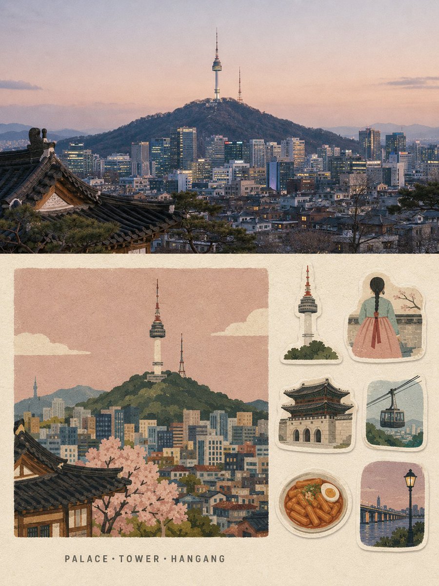 根据[LOCATION]的文字描述，创作一张严格比例为3:4的竖版旅行记忆拼贴海报。, 图片 2