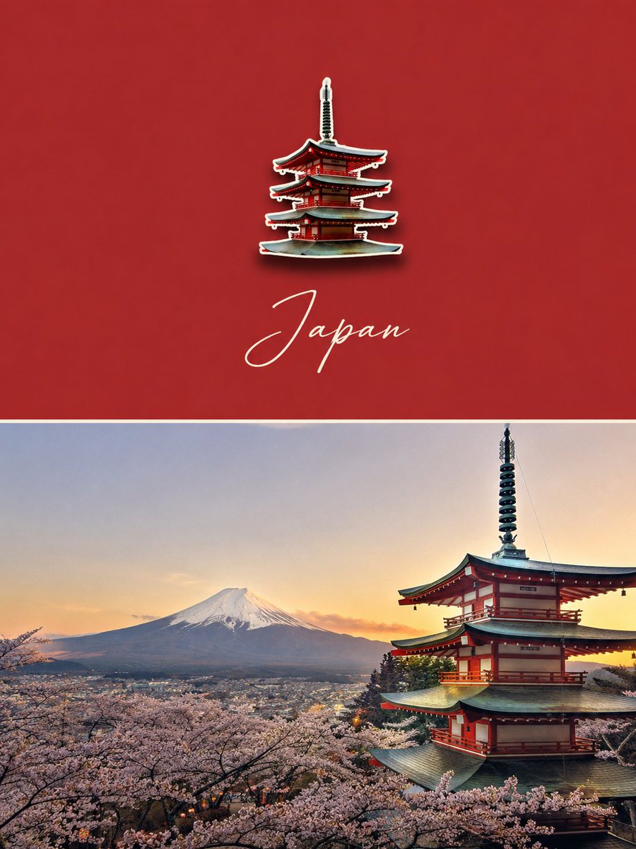 Create a premium luxury travel poster using the uploaded travel photo as the si…