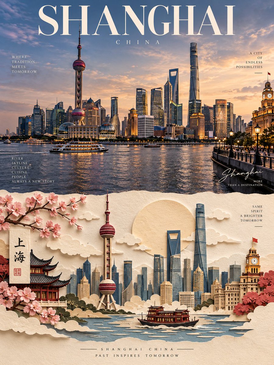 为 [CITY / LOCATION]（城市 / 地点）创作一张高端、精致、编辑风格十足的旅行海报。仅依据所写的地名与描述，独立生成整幅设计。, 图片 2