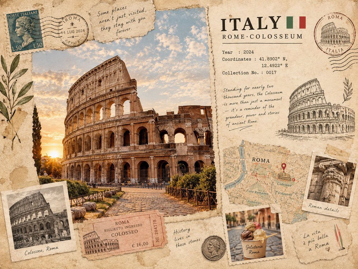 Create a premium travel memory card for [DESTINATION], designed like a beautifu…